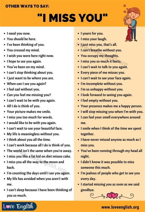 I Miss You Quotes 50 Adorable Ways To Say I Miss You Love English