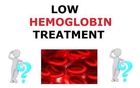 Low Hemoglobin Treatment Hemoglobin Level