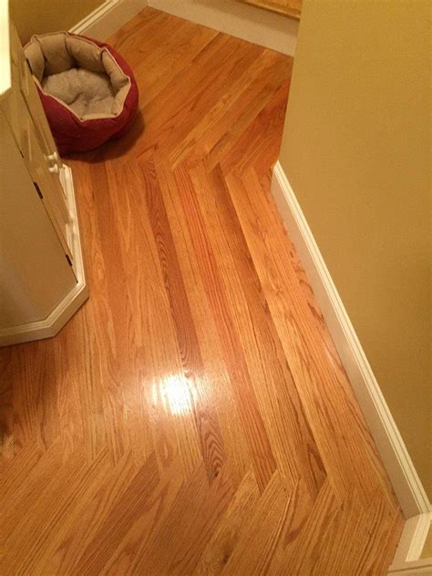 Wood Direction Change In Hallway Hardwood Floors Flooring Hardwood