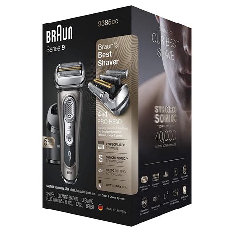 Braun Electric Razor For Men Series 9 9385cc Electric Shaver
