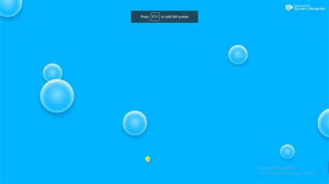 Water Bubble Animation With Html And Css Youtube