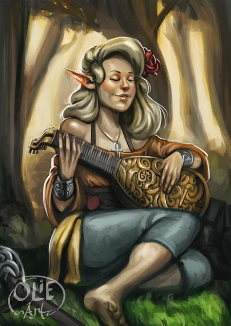 Rf Female High Elf Bard For Ultpowers Rcharacterdrawing