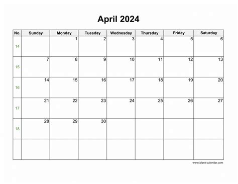 2024 April Calendar With Holidays Downloadable Free Tessy Karisa