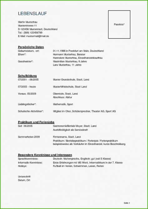 Schüler (ausbildung, praktikum) lebenslauf fur schuler. Lebenslauf Vorlage Praktikum Schüler: 19 Optionen Sie ...