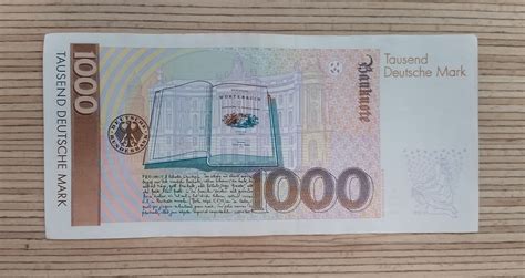 1000 lire vatican from i.ebayimg.com. 1000 DM Deutsche Mark 1991 BRD, Deutsche Bundesbank Gebrüder Grimm - Serie AG gebraucht, 2-3 ...