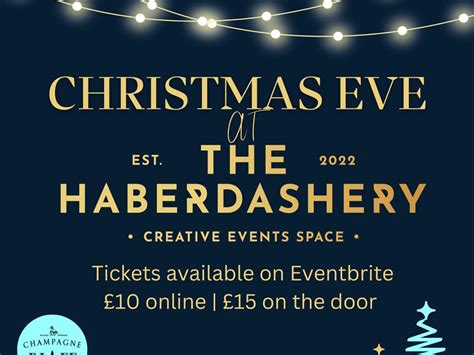 Christmas Eve At The Haberdashery At The Haberdashery Glasgow Glasgow