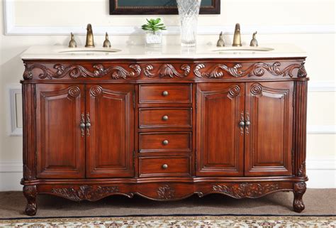 Right click to save picture or tap and hold for seven second if you. 64 inch Bathroom Vanity Double Sink Traditional Cherry ...