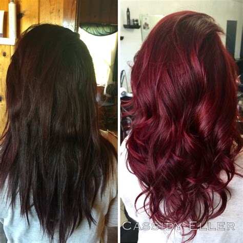 Check spelling or type a new query. Before and after, brunette to red, Paul Mitchell the color ...