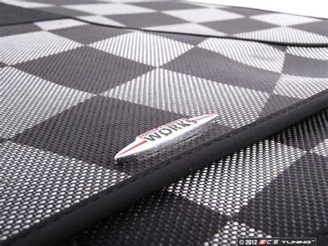 Genuine Mini 51470441800 John Cooper Works Checkered Floor Mats