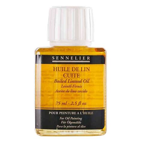Huile de lin cuite SENNELIER