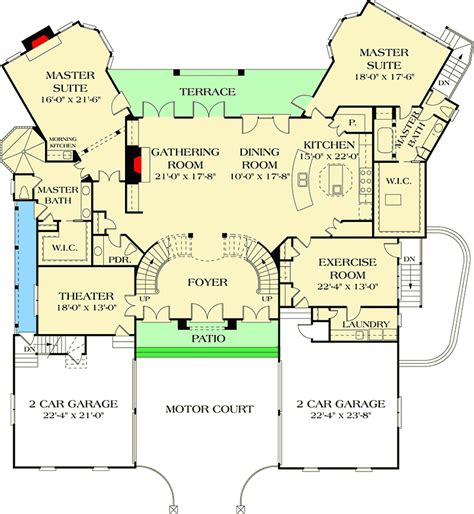 Dual Master Suites 17647lv Architectural Designs House Plans