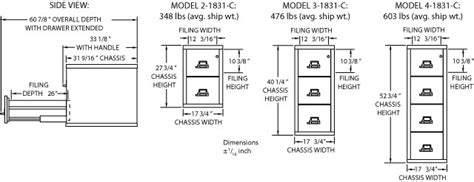 Learn how to draw file cabinet pictures using these outlines or print just for 826x620 standard filing cabinet size filing cabinet dimensions prince. FireKing 4-1831-C, 4 Drawer Fireproof File Cabinet