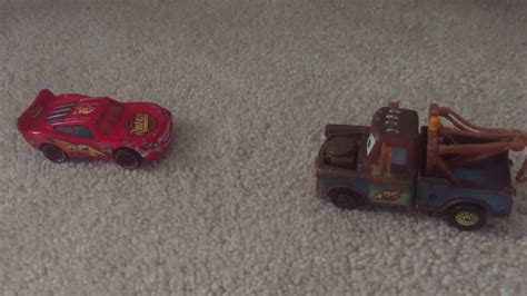 Mater Meets Lightning Mcqueen Youtube