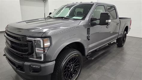 2022 Ford F250 Crew Short Lariat Sport Gas Carbonized Gray 4k