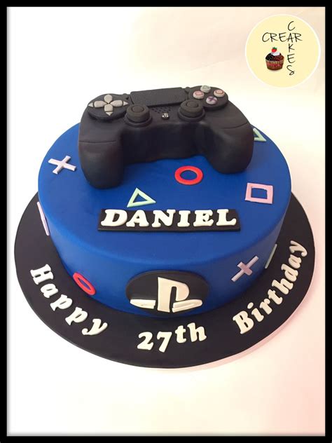 Playstation Cake 14th Birthday Cakes Playstation Cake Fondant Cake