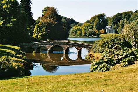 Palladian Bridge Stourhead English Landscape Garden Landscape