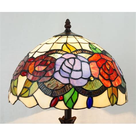 Shop with afterpay on eligible items. Tiffany Emporium Rose Leadlight Tiffany Style Table Lamp ...