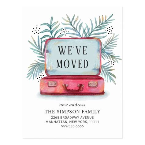 Funny We Have Moved Moving Announcement Postcard Zazzle Moving