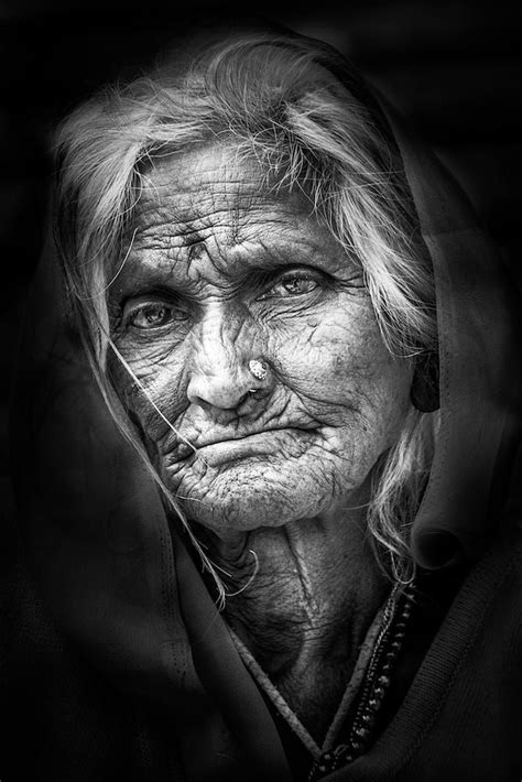 The Beauty Of Age Old Faces Portrait Black And White Portraits