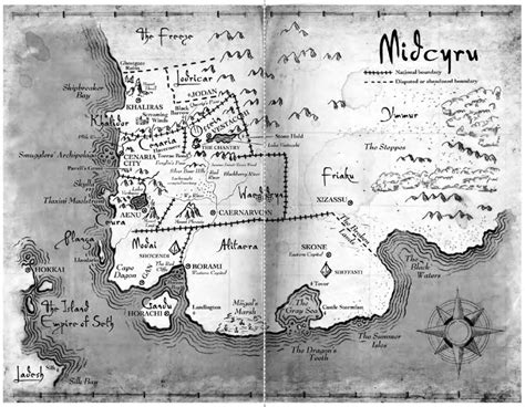 Map Of Midcryu Brent Weeks