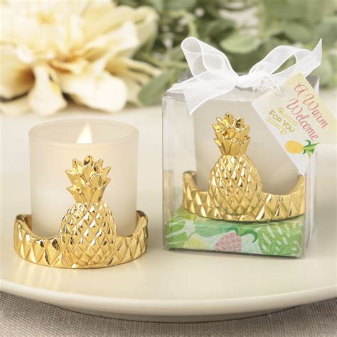 Pineapple Candle Wedding Favors