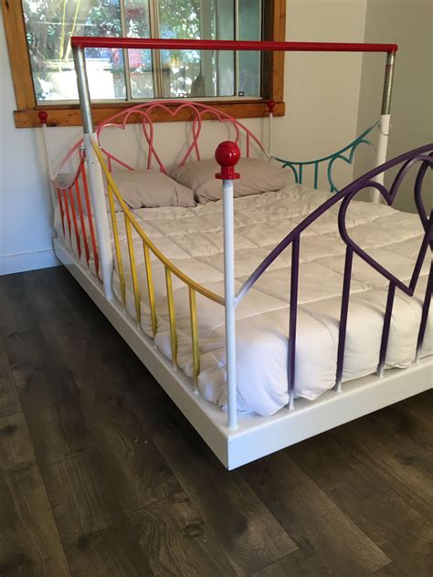 A Bed For My 4 Yr Old Daughter With A Gymnast Bar Gymnastics Room