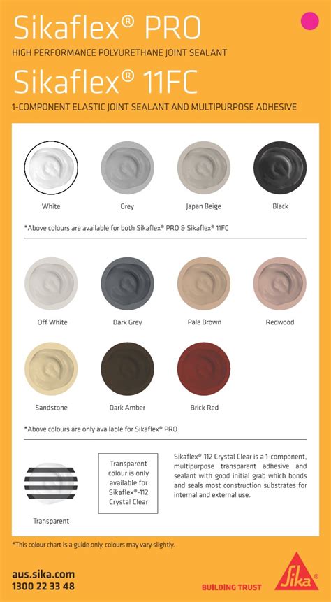 Sika Pro Colour Chart My Xxx Hot Girl