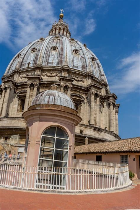 The Dome Of Saint Peters Basilica At Vatican City Editorial Stock Photo