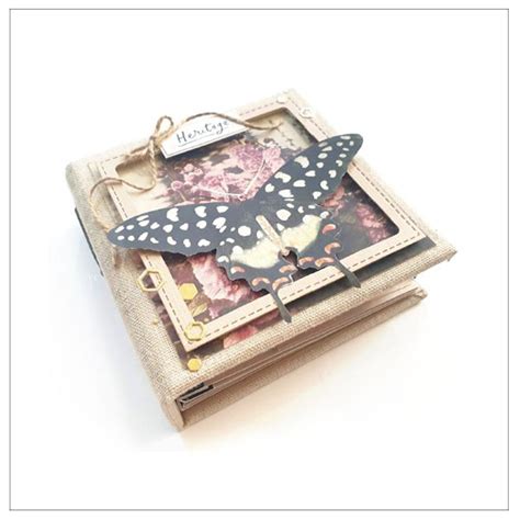 Tutorial Pdfvideo Mini Album Heritage Magnolia Decoupage Scrapbooking And Creatività