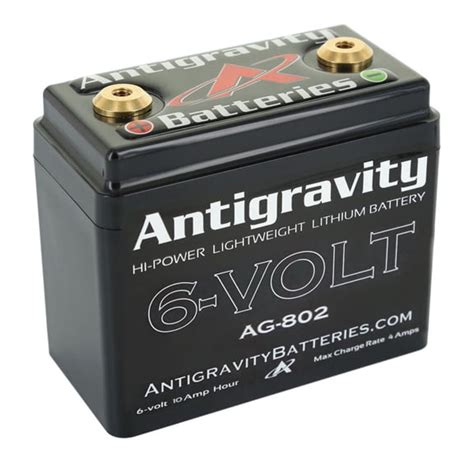 Antigravity Batteries Lightweight Lithium Ion 6 Volt Motorcycle