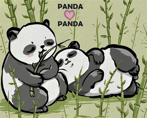 Panda Love Panda By 13febr On Deviantart