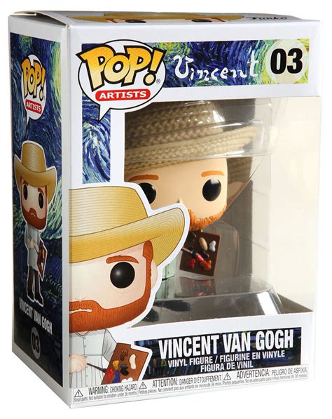 Funko Pop Artists Vincent 03 Vincent Van Gogh New Mint Condition