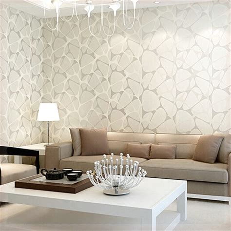 contoh motif wallpaper pilihan  ruang tamu rumahku unik