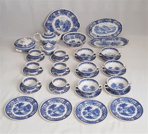 Villeroyandboch Burgenland Blau Wonderful Tableware Set Catawiki