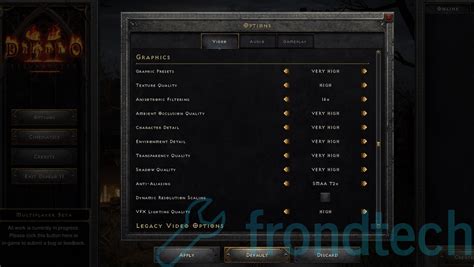 Diablo 2 Resurrected Best Graphics Settings