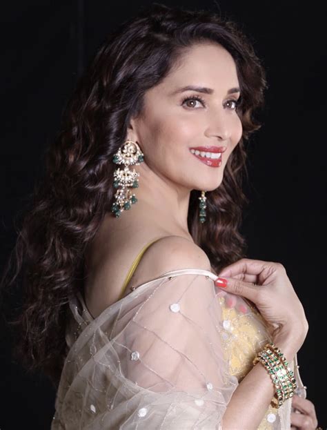 Madhuri Dixit Begins The Mahurat Shot Of Her Next Film With Her Husband