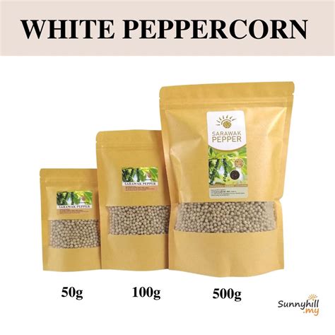 Sarawak Pepper White Peppercorn Biji Lada Putih 白胡椒粒 30g 50g