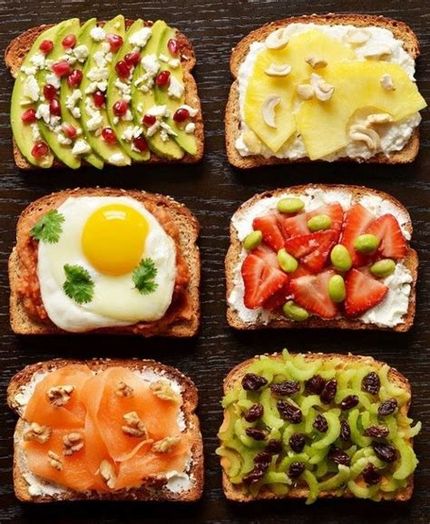 33 Toast Toppers To Turn Bread Into A Meal Breakfast Toast Healthy