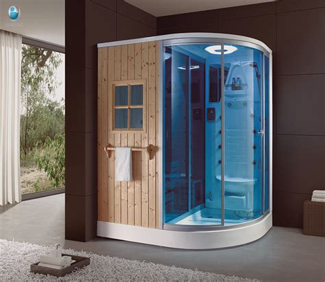 Steamsaunabath recommends the installation of a 7\\ grille directly outside the steam shower door. K-705 One Person Steam Sauna Room Wet Steam Shower Room ...