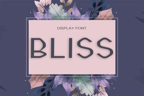 Bliss Font By Dmdesignsstoreart · Creative Fabrica