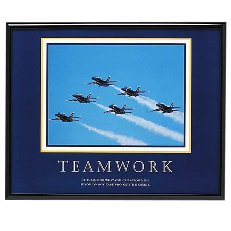 Decorative Motivational Teamwork Poster