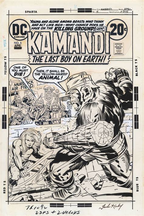 Ryalls Files Kamandi 5 Cover By Jack Kirby Jack Kirby Art Jack