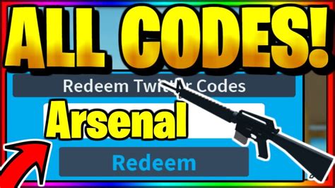 Given here are the latest roblox. *ALL* OP WORKING SECRET CODES 2019! Roblox Arsenal - YouTube