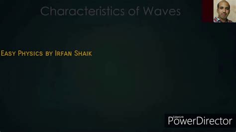 Characteristics Of Waves Youtube