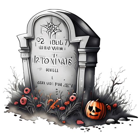 Halloween Tombstone Clipart · Creative Fabrica