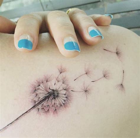 50 devastatingly delightful dandelion tattoos tattooblend dandelion tattoo dandelion tattoo