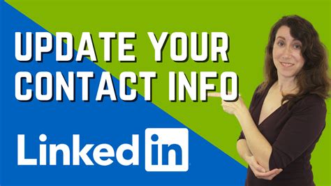 Update Your Linkedin Contact Info Delaware Shoutout