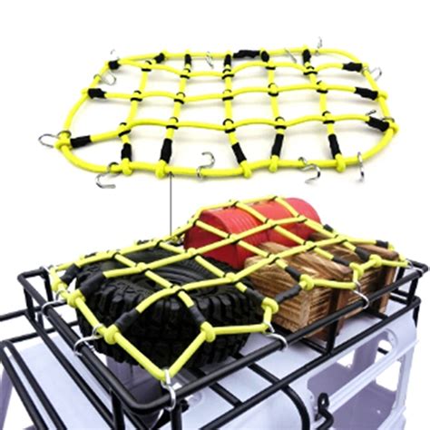 110 Scale Rc Rock Crawler Accessory Luggage Roof Rack Net For Scx10