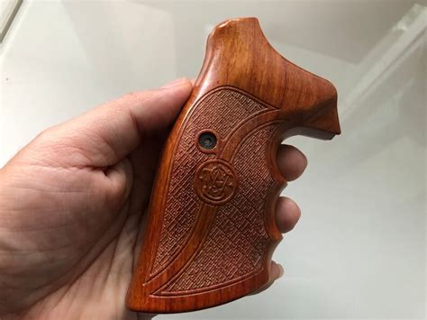 New Gorgeous Padauk Wood Grip For S W K L Frame Square Butt Etsy