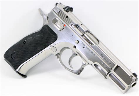 Cz 75b Polished Stainless 9mm Pistol Guns Warehouse